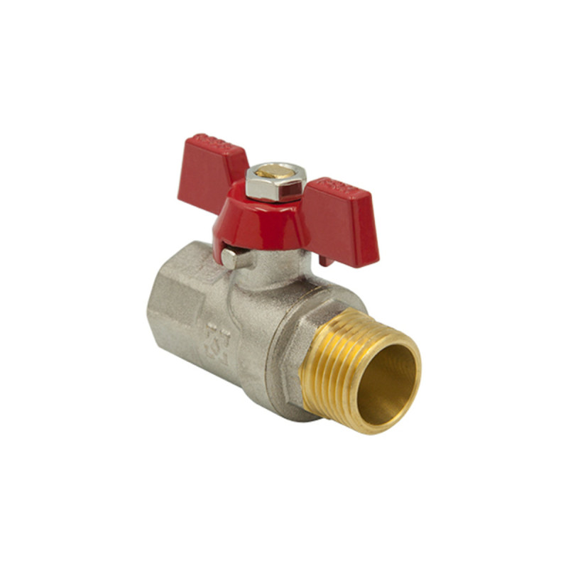 Raftec Кран шаровый RED PN40 ЗВ 1/2" бабочка CBB-011