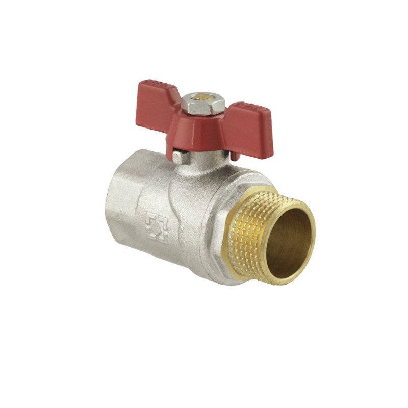 Raftec Кран шаровый RED PN40 ЗВ 3/4" бабочка CBB-021