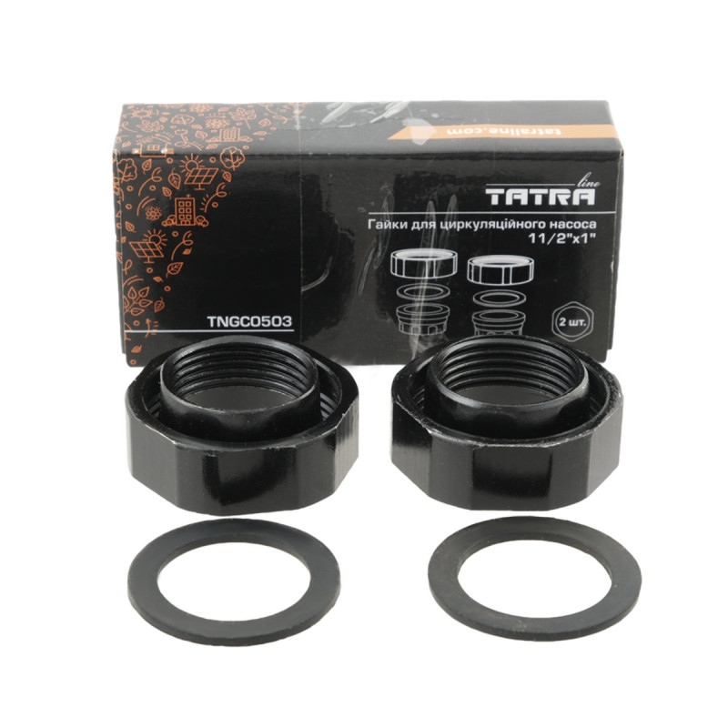 Tatra-line Гайки для насоса 1 1/2"x1"(комплект 2 шт)
