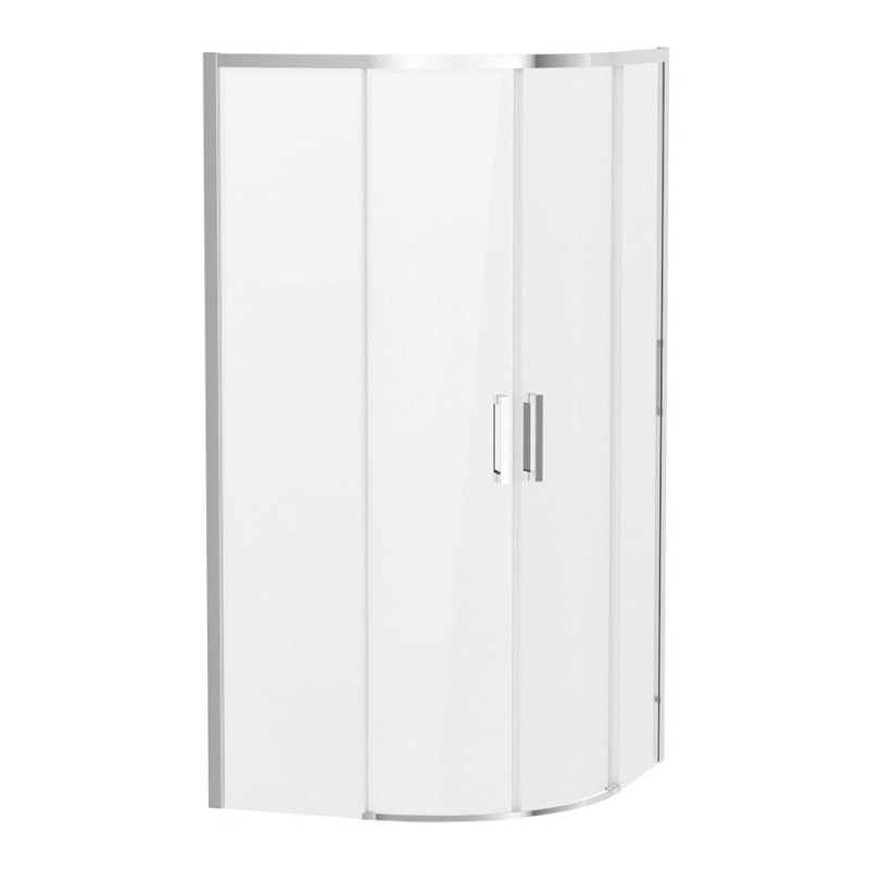 VOLLE SOLO душова кабіна 90 * 90 * 195 см, профіль cromo, скло прозоре 6мм, без піддону, (1010.114501)