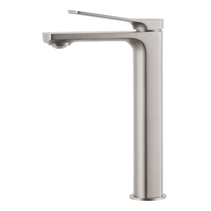 VOLLE SOLO змішувач для умивальника високий, 26мм, cepillado níquel, (1510.011302)