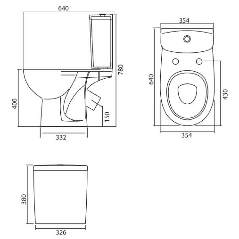 KOLO FREJA компактний кіс підлоговий. випуск, Україна (L79201000)