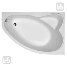 KOLO SUPERO ванна 150*100 см, асиметрична, права, з ніжками SN14, Польша (5536000)