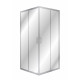 EGER VI`Z CС душова кабіна 85*85*185см квадратна, регульований (+/-5cм) профіль хром, скло прозоре, (599-005СС/1)