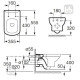ROCA Комплект:DAMA SENSO унитаз подвесной + сиденье, с системой плавного опускания, (A346517000+A801512004)
