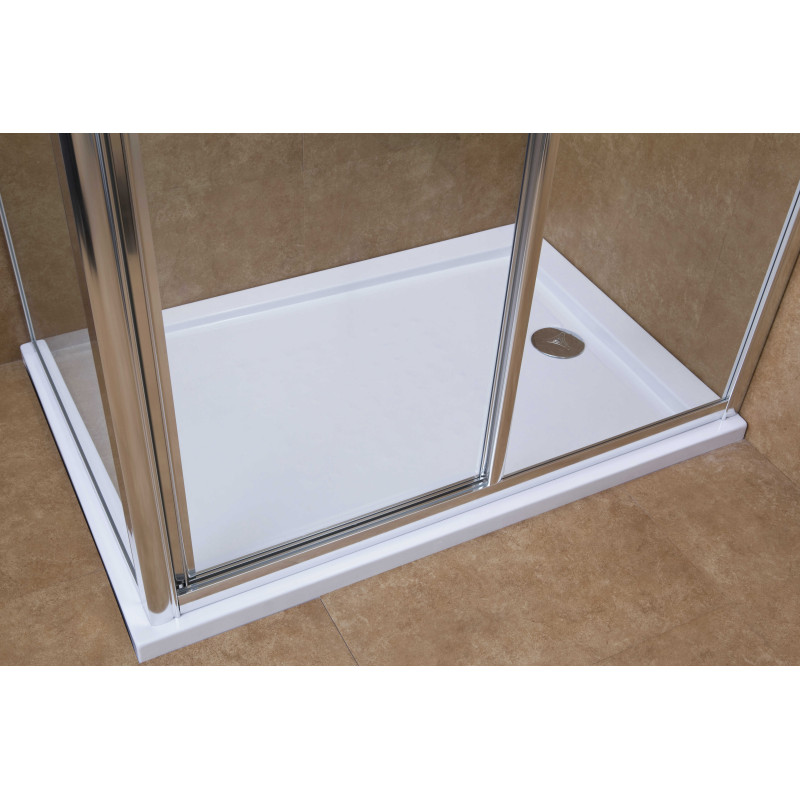 EGER Боковая стенка 90*195 см, для комплектации с дверьми 599-153, (599-153-90W(h))