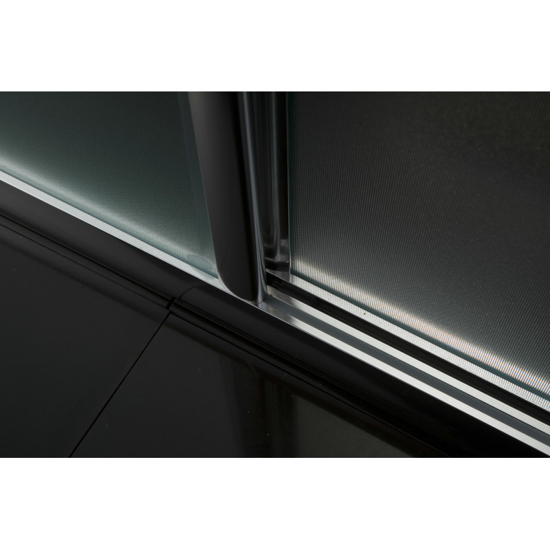 EGER Двери в нишу 120*195см раздвижные, профиль хром, стекло прозрачное 5мм, (599-153(h))