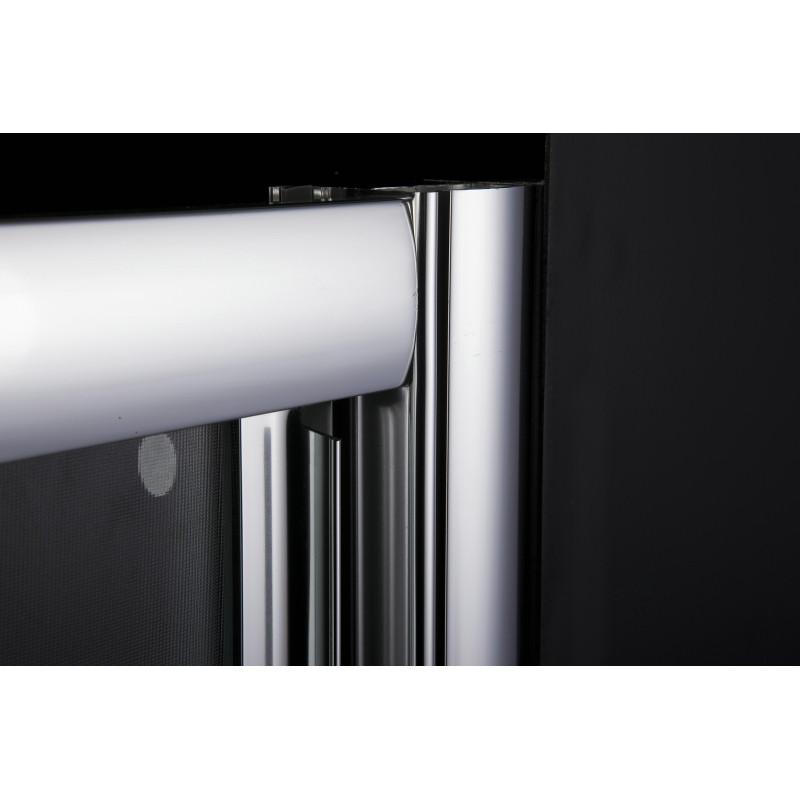 EGER Двери в нишу 120*195см раздвижные, профиль хром, стекло прозрачное 5мм, (599-153(h))