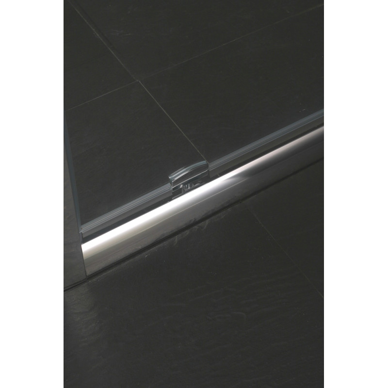 EGER Двери в нишу 80*195см распашные, профиль хром, стекло прозрачное 5мм, (599-150-80(h))