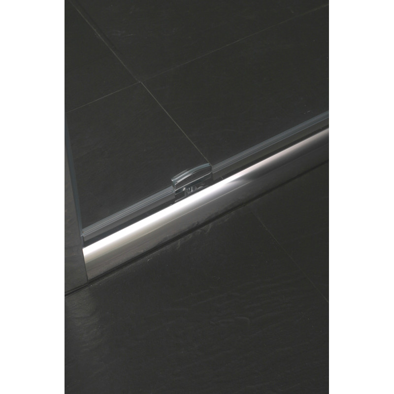 EGER Двери в нишу 90*195см распашные, профиль хром, стекло прозрачное 5мм, (599-150-90(h))