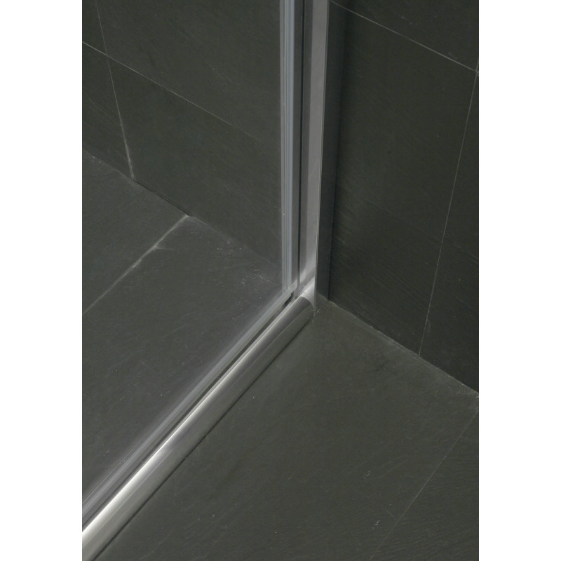 EGER Двери в нишу 90*195см распашные, профиль хром, стекло прозрачное 5мм, (599-150-90(h))