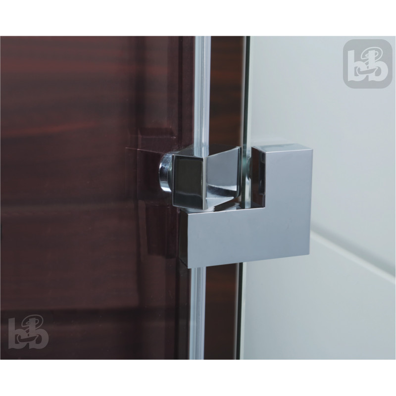 EGER RUBIK душевая кабина 90*90*190см квадратная (стекло+двери), распашные двери, стекло прозрачное 8мм, (599-333/1(2 коробки))