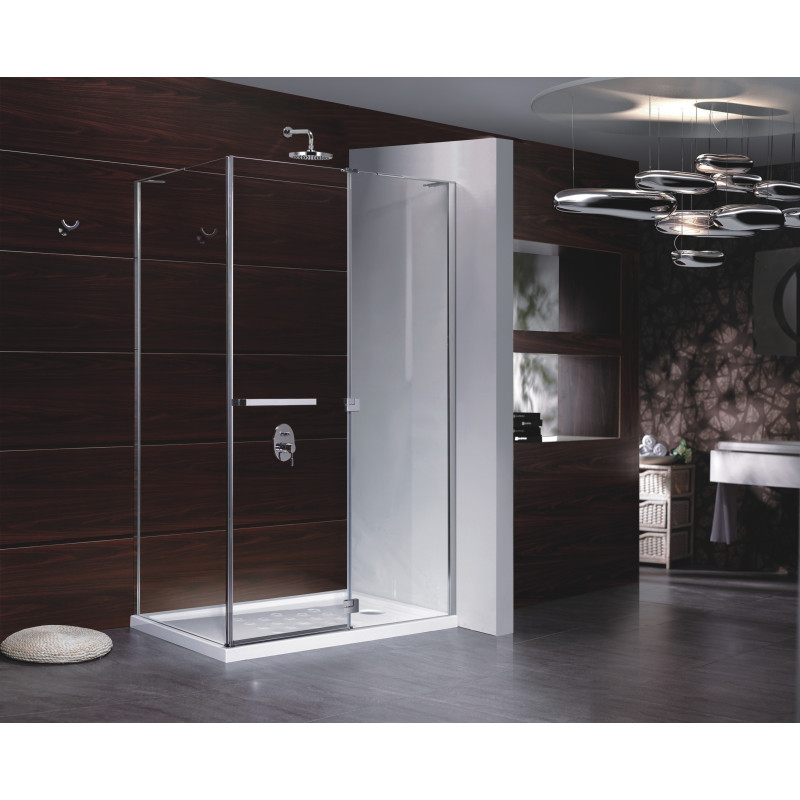 EGER MKA душевая кабина прямоугольная 120*80*190см (стекло+двери), распашная, стекло прозрачное 6мм, правая (3 коробки), (599-330TR/1R)