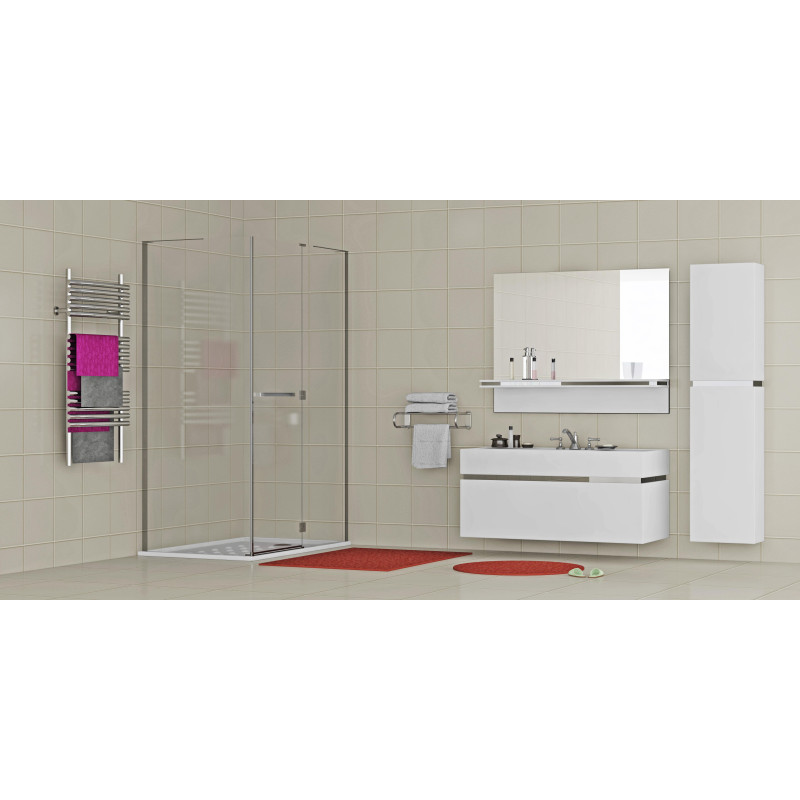 EGER MKA душевая кабина прямоугольная 120*80*190см (стекло+двери), распашная, стекло прозрачное 6мм, правая (3 коробки), (599-330TR/1R)