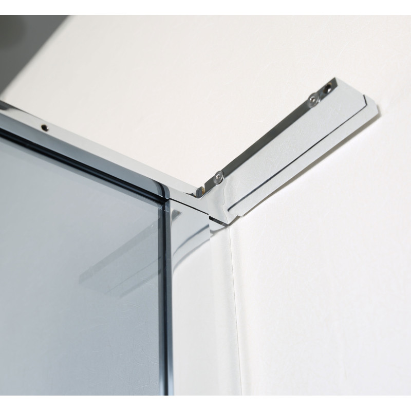 EGER MKA Душевая кабина прямоугольная 120*80*190см, распашная дверь, стекло тонированное 6мм, левая без поддона, (599-330/1L)