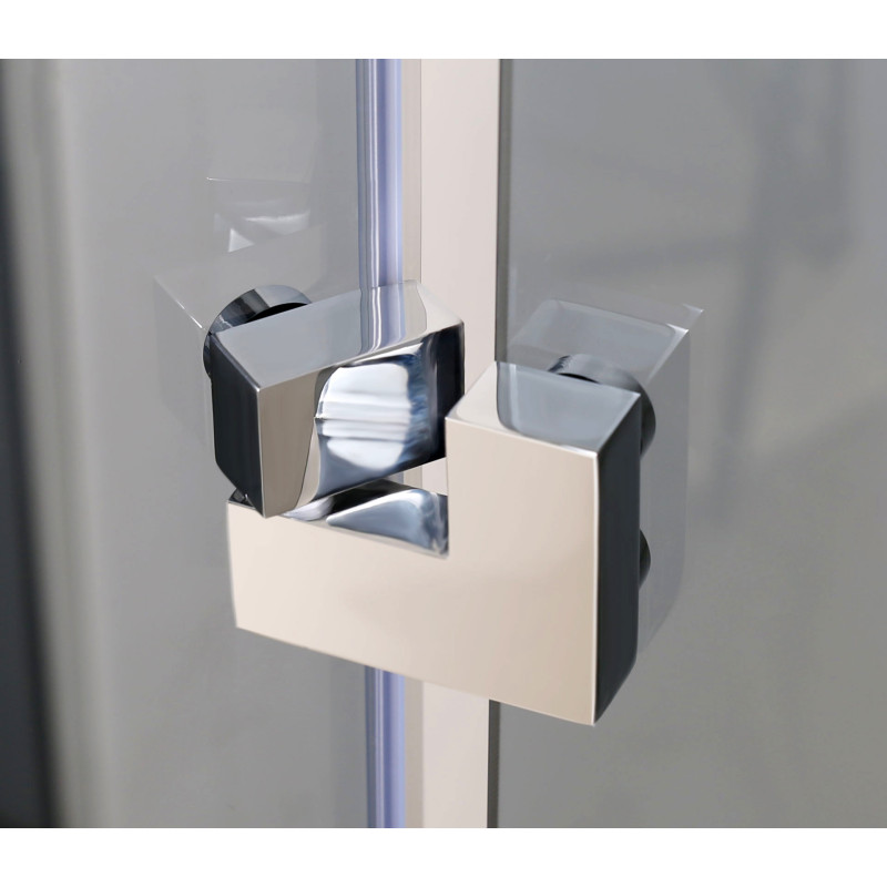 EGER MKA Душевая кабина прямоугольная 120*80*190см, распашная дверь, стекло тонированное 6мм, левая без поддона, (599-330/1L)