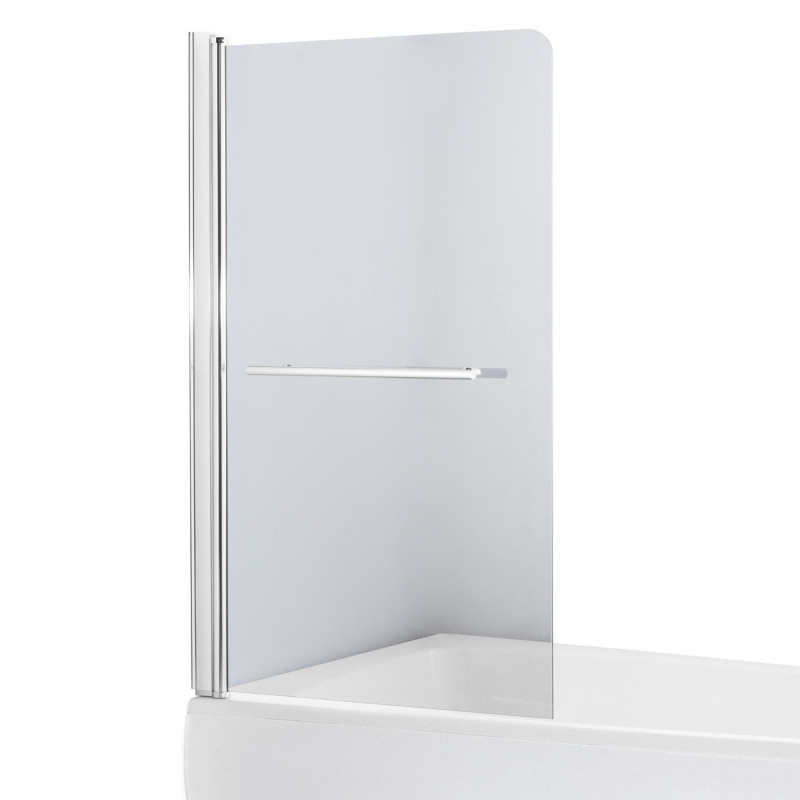 EGER Штора на ванну 80х150, скло прозоре, ліва, 
Занавеска для ванны 80х150, стекло прозрачное, левая, (599-02L)