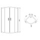 EGER TISZA душова кабіна 80*80*185см (скло+двері), профіль білий, скло Zuzmara, 

ТИСЗА душевая кабина 80*80*185см (стекло+двери), профиль белый, стекло Zuzmara, (599-020/1)