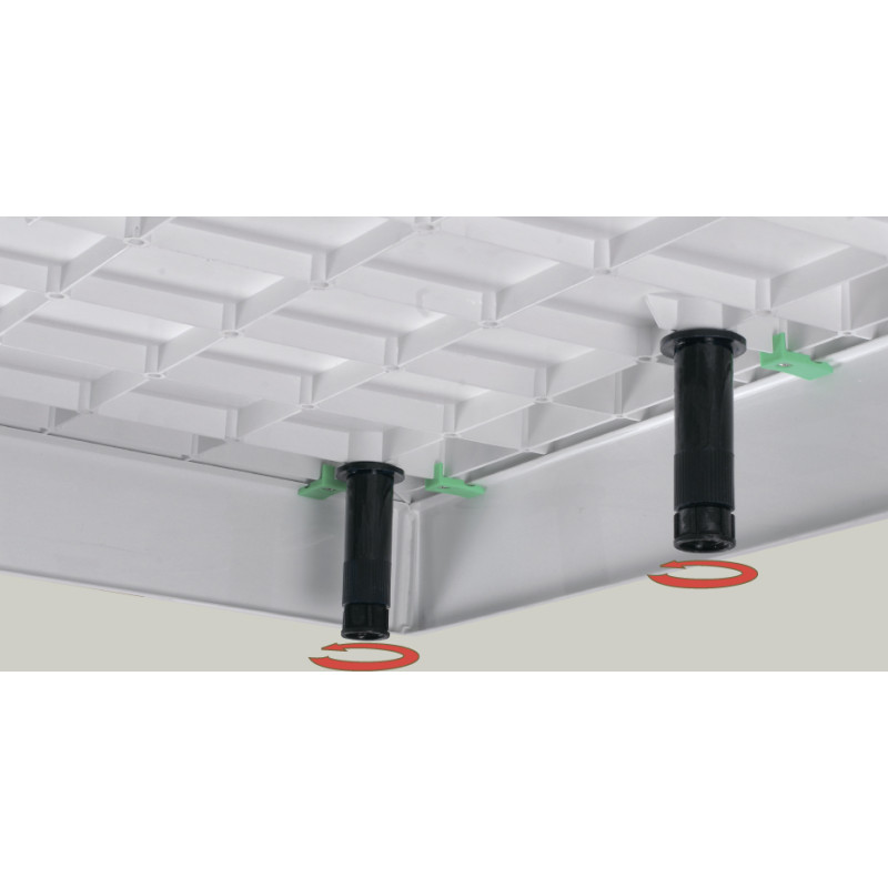 EGER Комплект ножек (8шт) и креплений передней панели для 800/900 полукруглого поддона, (LG-8)