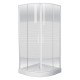 EGER TISZA (AMUR) душевая кабина 90*90*200см, на мелком поддоне, профиль белый, стекло Frizek, (599-021-A)