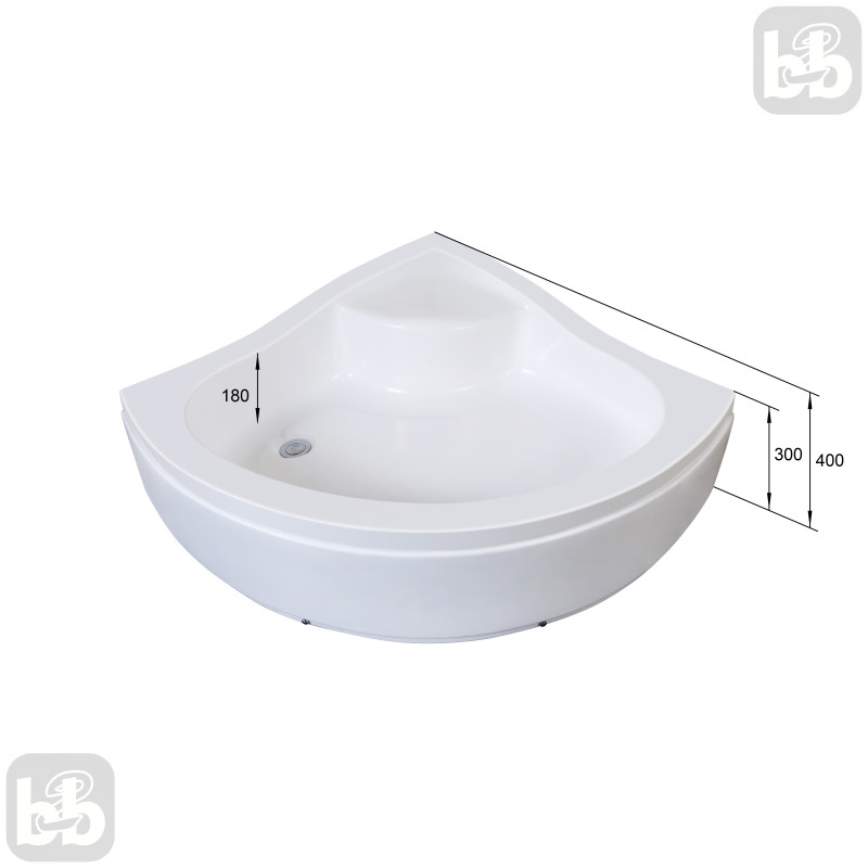 EGER CSARDAS поддон 90*90*35см средний, акриловый, (599-512/2)