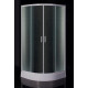 EGER TISZA душевая кабина 90*90*200см, на мелком поддоне, профиль белый, стекло Zuzmara, (599-021)