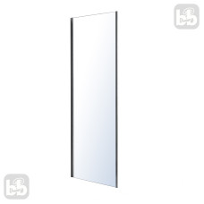 EGER LEXO стенка боковая 80*195см для комплектации с дверьми, прозрачное стекло 6мм, хром, (599-800/1)