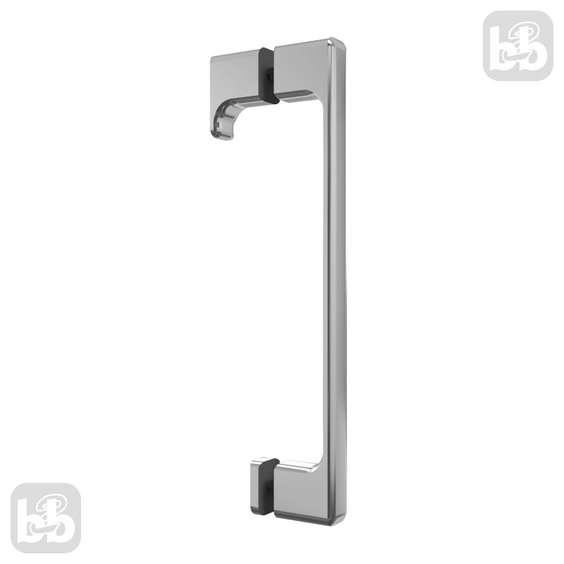 EGER LEXO двери 100*195см трисекционные раздвижные, профиль хром, прозрачное стекло 6мм, (599-810/1)