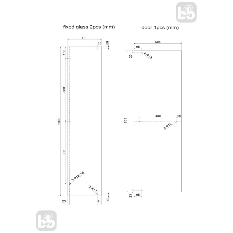 EGER Талан душевая кабина 90*90*190 см (стекло+двери) хром, стекло прозрачное 10 мм ВЫПИСЫВАТЬ с набором 599-555/3, (599-555/1)