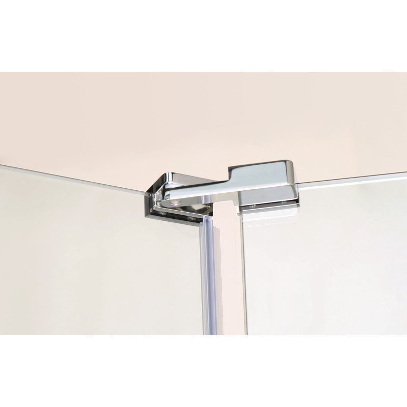 EGER RUBIK душевая кабина 100*100*190см квадратная (стекло+двери), распашная дверь, стекло прозрачное 8мм, (599-334/1(2 коробки))