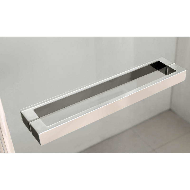 EGER RUBIK душевая кабина 100*100*190см квадратная (стекло+двери), распашная дверь, стекло прозрачное 8мм, (599-334/1(2 коробки))