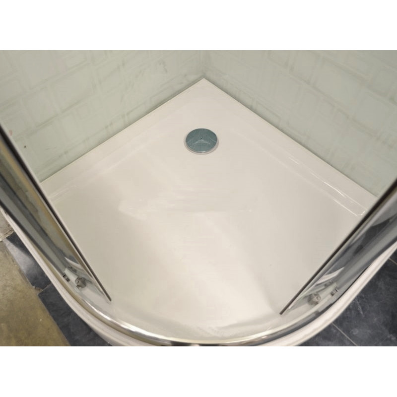 EGER BALATON поддон полукруглый акриловый 90*90*15 см, (599-507/2-15)