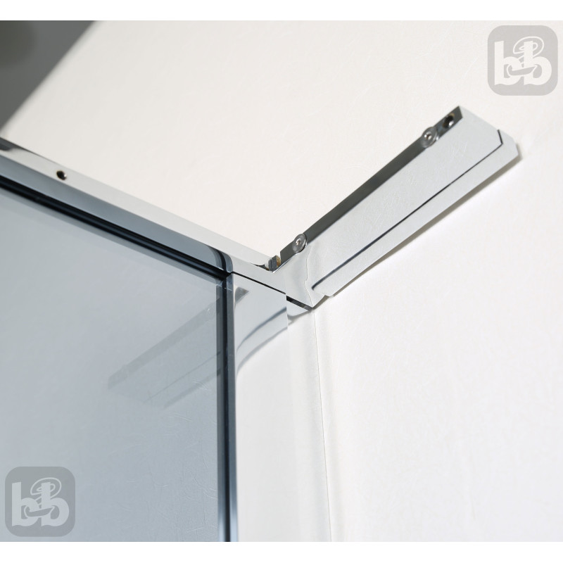 EGER MKA душевая кабина прямоугольная 120*80*190см (стекло+дверь), распашная, стекло прозрачное 6мм, левая (3 коробки), (599-330TR/1L)