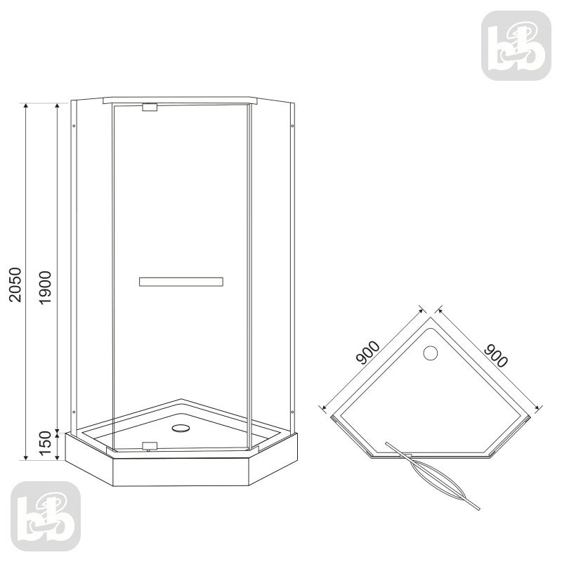 EGER TALÁNY душова кабіна 90*90*205см, на піддоні 15см, профіль хром, скло прозоре 10мм, 
ТАЛАНИ душевая кабина 90*90*205см, на поддоне 15см, профиль хром, стекло прозрачное 10мм, (599-555)