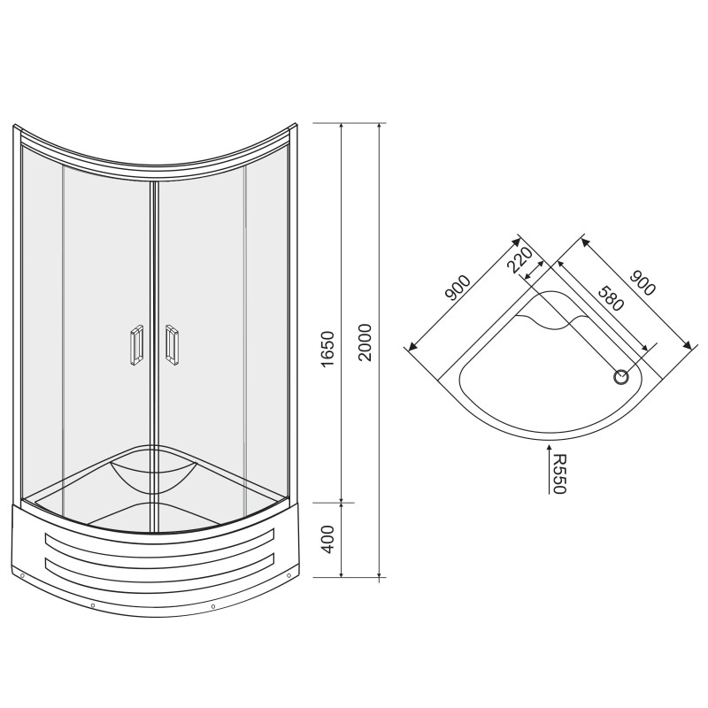 EGER TISZA MELY душова кабіна 90*90*200см, на глибокому піддоні, профіль білий, скло Zuzmara, 

ТИСЗА МЕЛИ душевая кабина 90*90*200см, на глубоком поддоне, профиль белый, стекло Zuzmara, ЭГЕР (599-187)