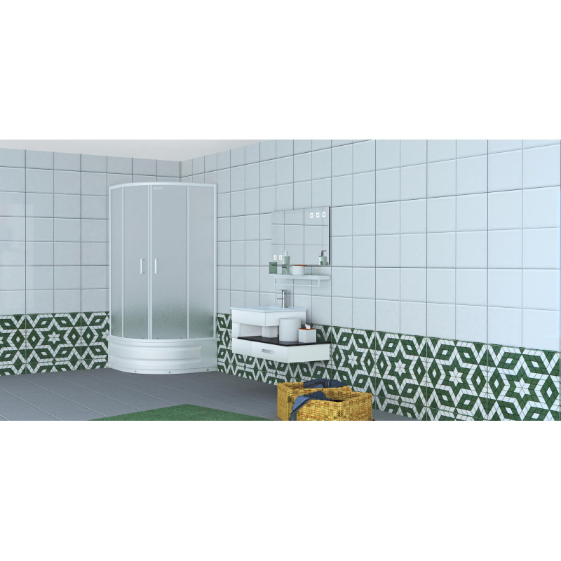 EGER TISZA MELY душова кабіна 90*90*200см, на глибокому піддоні, профіль білий, скло Zuzmara, 

ТИСЗА МЕЛИ душевая кабина 90*90*200см, на глубоком поддоне, профиль белый, стекло Zuzmara, ЭГЕР (599-187)