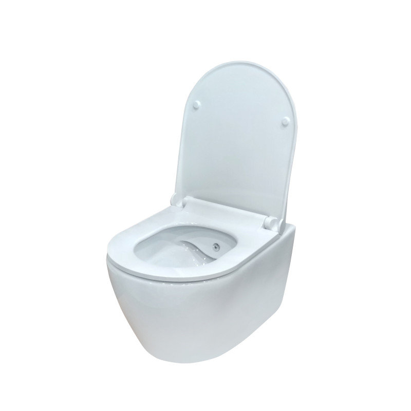 VOLLE VIRGO унитаз-биде подвесной, Rimless, сиденье твердое Slim slow-closing, (1324.491007)