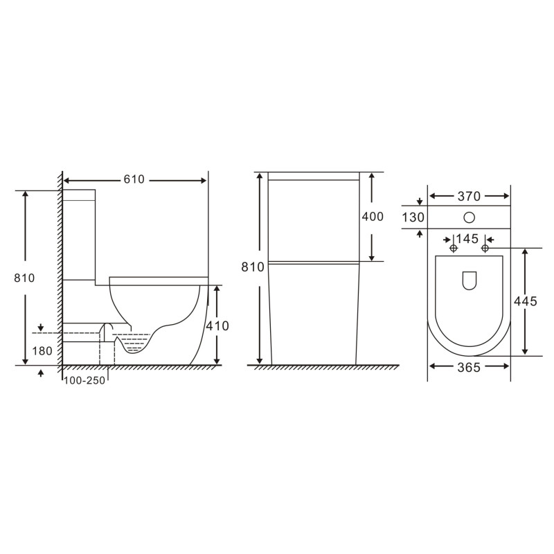 VOLLE LUGO унітаз компакт, Rimless, гір. випуск, бачок із нижнім підведенням 3/4,5л, сидіння Duroplast Slim slow-closing, (1348.472007)