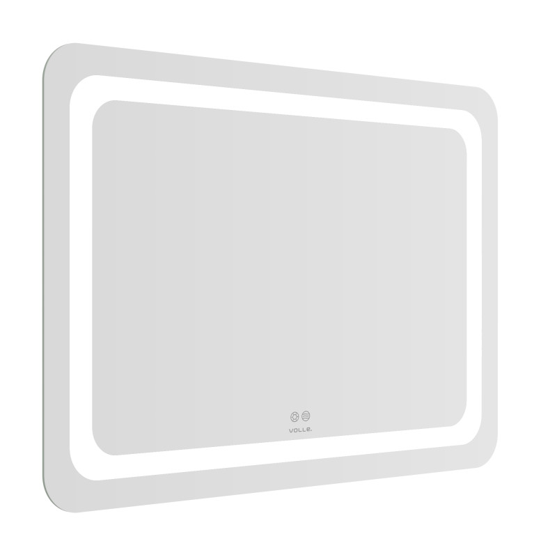 VOLLE LUNA TANGA дзеркало прямокутне підвісне 80*70см, з підсвічуванням по контуру, з підігрівом, сенсорним вимикачем, (1648.52148700)