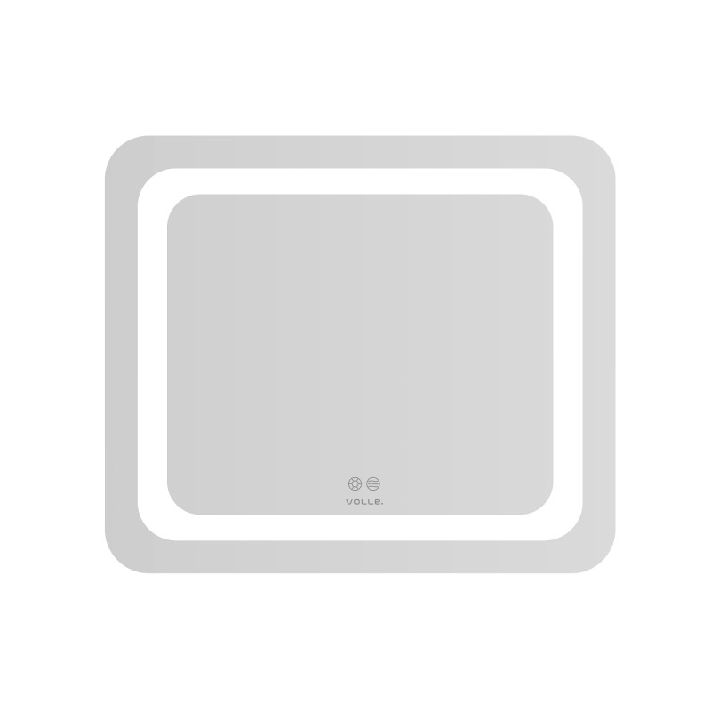 VOLLE LUNA TANGA дзеркало прямокутне підвісне 60*70см, з підсвічуванням по контуру, з підігрівом, сенсорним вимикачем, (1648.52146700)