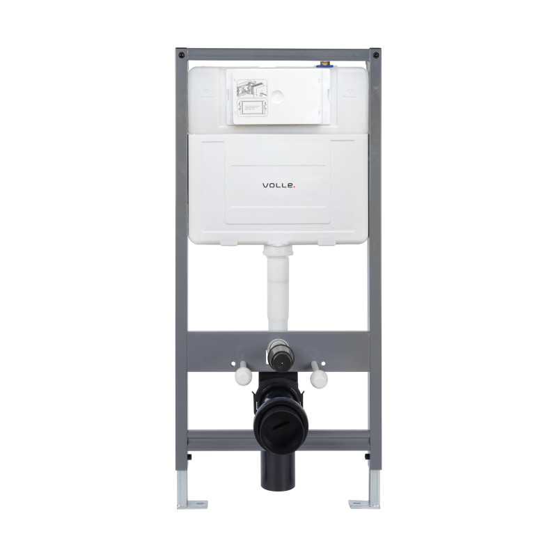 VOLLE MASTER EVO SENSOR комплект інсталяції для унітазу 4в1 (інсталяція, кріплення, прокладка, клавіша LARGO EVO SENSOR cromo), (2220.010301)