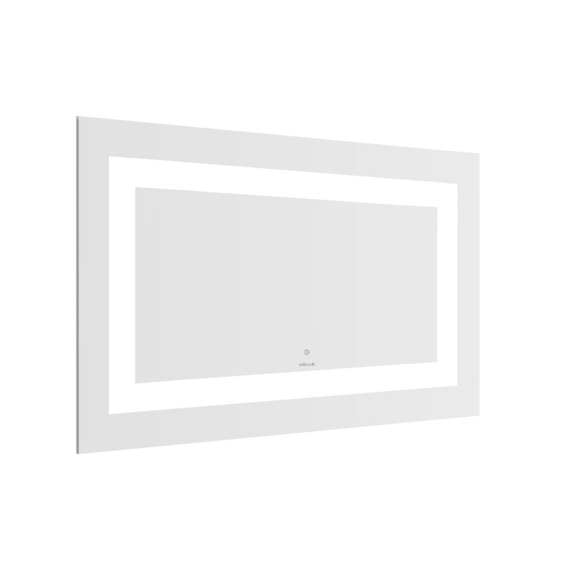 VOLLE LUNA CUADRO дзеркало прямокутне підвісне 70*100см, з підсвічуванням по контуру, із сенсорним вимикачем, (1648.53121700)