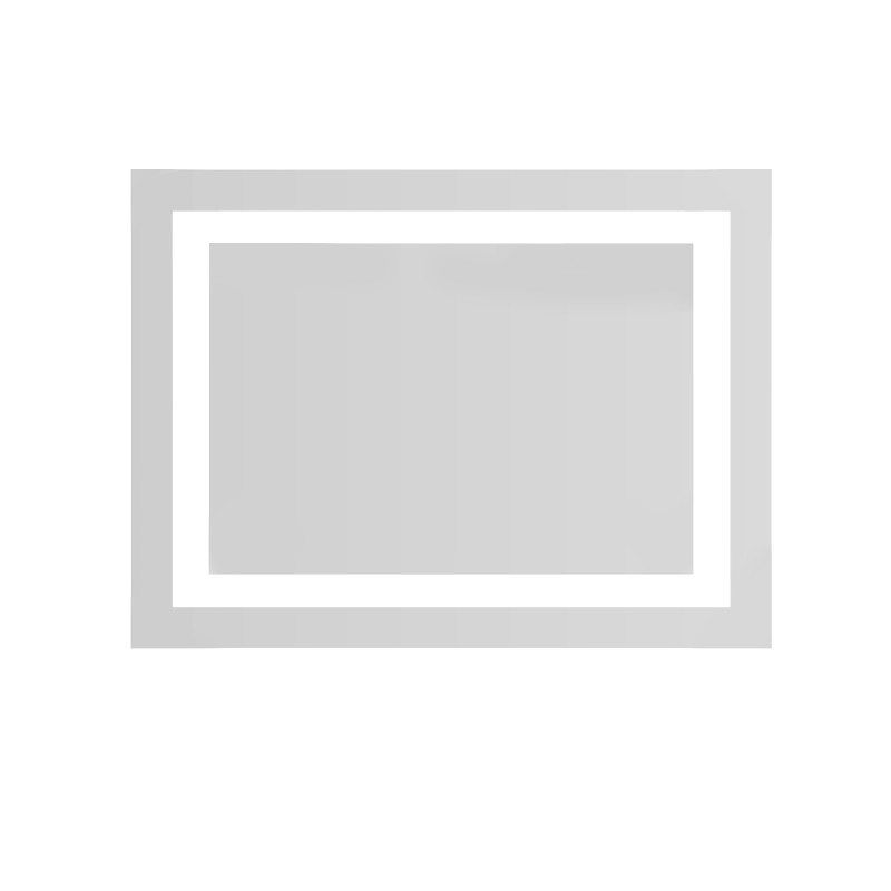 VOLLE LUNA CUADRO дзеркало прямокутне підвісне 60*80см, з підсвічуванням по контуру, без вимикача, (1648.53136800)