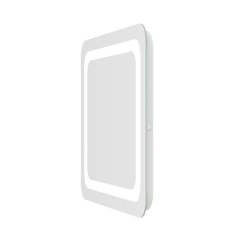 VOLLE LUNA TANGA дзеркало підвісне прямокутне 60*70см, з підсвічуванням по контуру, з кнопковим вимикачем, (1648.52116700)