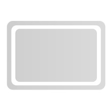 VOLLE LUNA TANGA дзеркало підвісне прямокутне 100*70см, з підсвічуванням по контуру з кнопковим вимикачем, (1648.52111700)