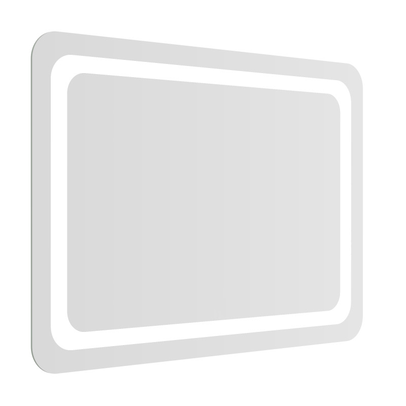 VOLLE LUNA TANGA зеркало подвесное прямоугольное 100*70см, с подсветкой по контуру с кнопочным выключателем, (1648.52111700)