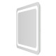 VOLLE LUNA TANGA зеркало подвесное прямоугольное 100*70см, с подсветкой по контуру с кнопочным выключателем, (1648.52111700)