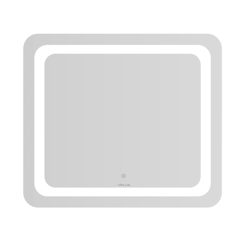 VOLLE LUNA TANGA зеркало подвесное прямоугольное 80*70см, с подсветкой по контуру, с сенсорным выключателем, (1648.52128700)