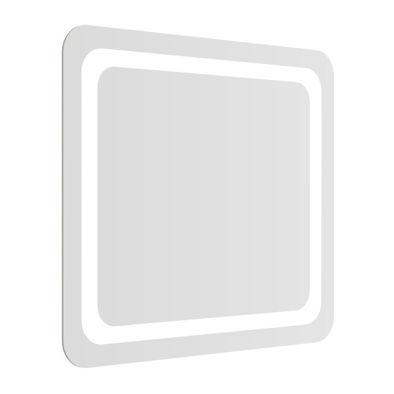 VOLLE LUNA TANGA зеркало подвесное прямоугольное 80*70см, с подсветкой по контуру, с кнопочным выключателем, (1648.52118700)