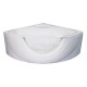 VOLLE Ваннаугольная 1500*1500*630мм акриловая, (TS-103)